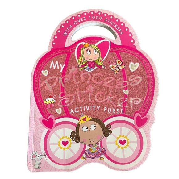 My Princess Sticker Activity Book Purse Paperback Make Believe Ideas - Picture 1 of 2